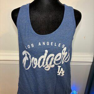 L.A. Dodgers Tank Top, Size Large, Women's, Blue